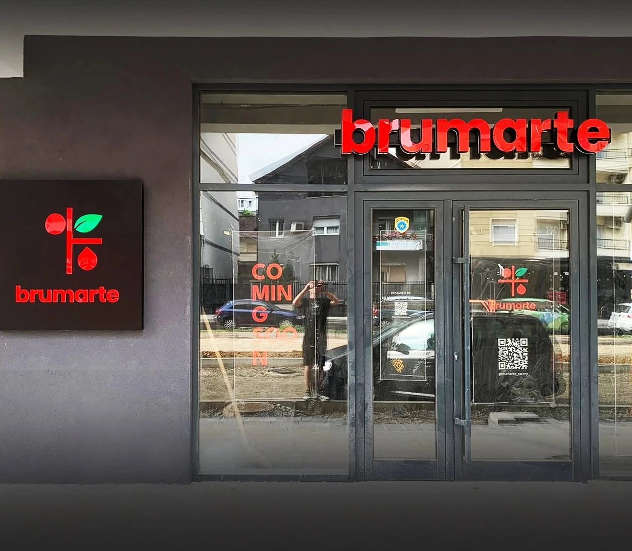 3D lettering and logo sign for Brumarte